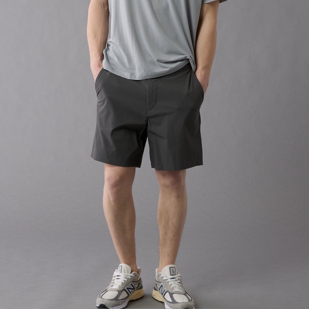 American Eagle Outfitters Black Flat Front Shorts